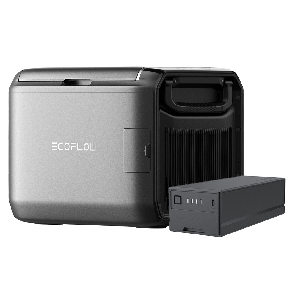 EcoFlow GLACIER Classic 45 L Kühlbox + 298 Wh Plug-in-Akku