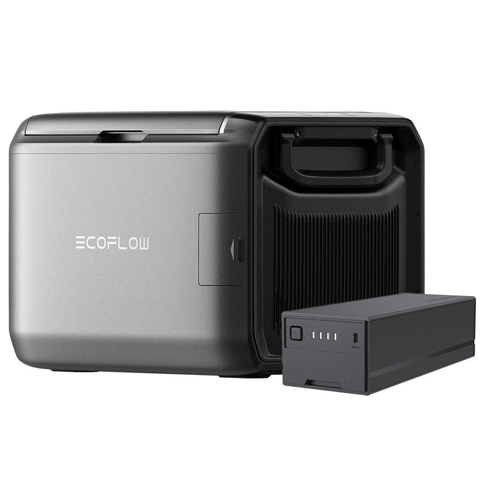 EcoFlow GLACIER Classic 55 L Kühlbox + 298 Wh Plug-in-Akku