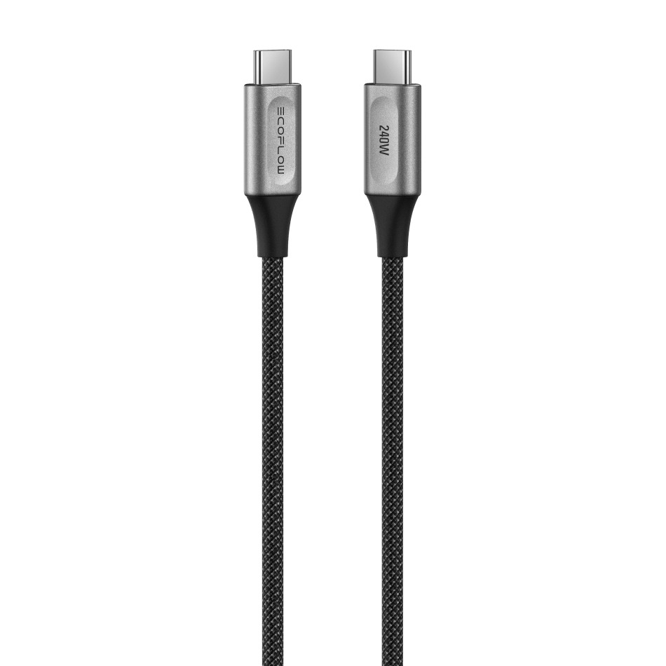 EcoFlow RAPID Pro USB-C auf USB-C Kabel 240 W 180 cm